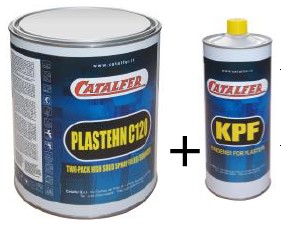 Plastehn C120 Grundierfüller-Set weiß  incl Härter (enthält Diisocyanate)