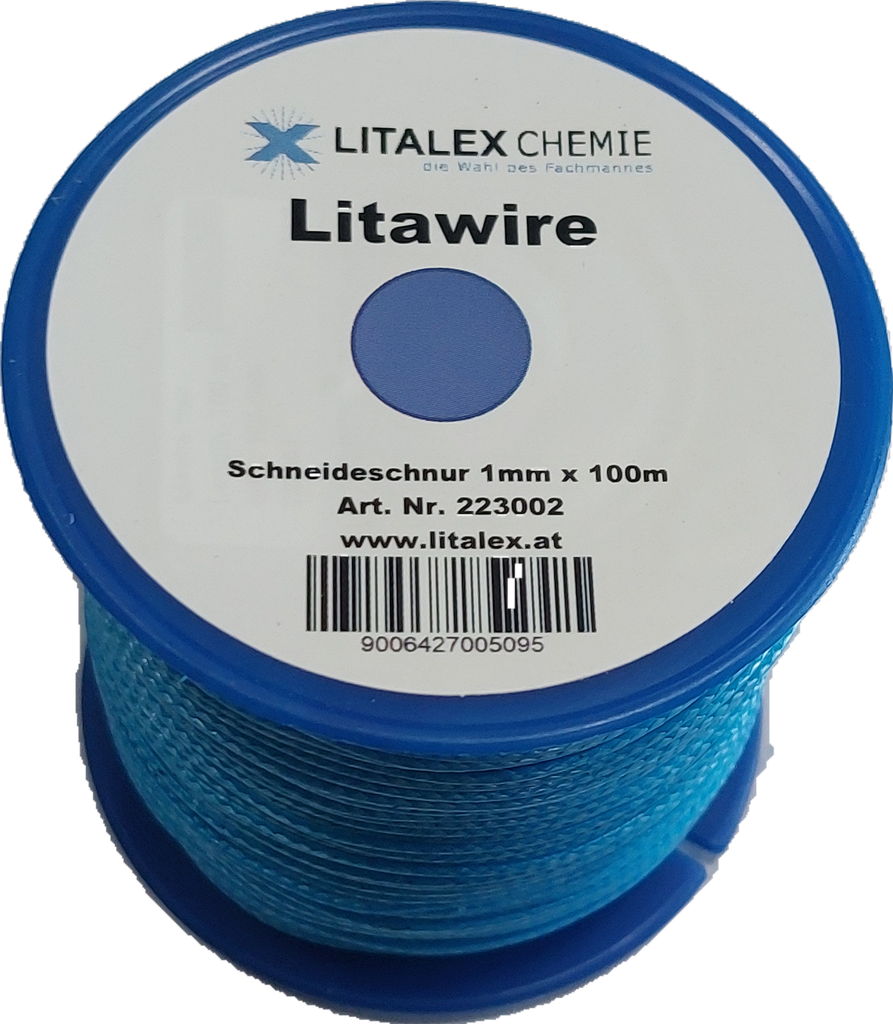 Litawire Schneideschnur, 1mmx 100m (1650 N), blau