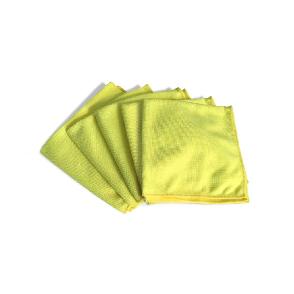 Multi Cloth, Mikrofasertuch –fein, gelb, 40x40cm 5er Pack