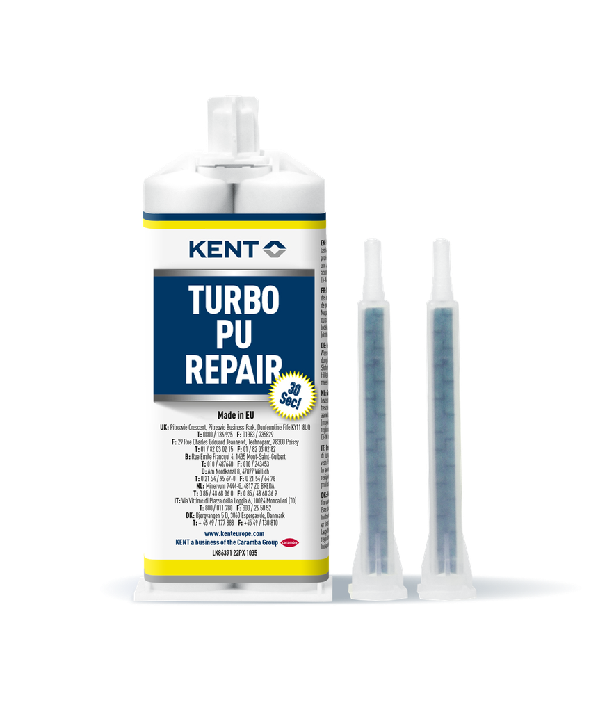 2K Premium PU Repair 1,5 minute (2008 Düse), 50ml, schwarz, enthält Diisocyanate