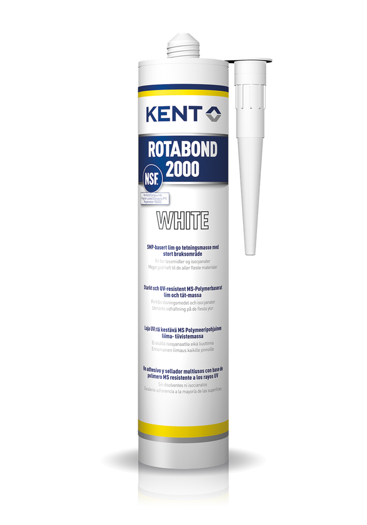 Rotabond 2000 weiß NSF, 290ml Kartusche