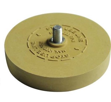 Folienradierer 90mm M8 (inkl. Adapter für Bohrmaschine)