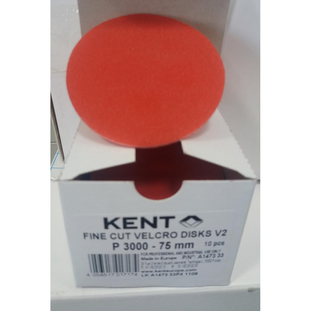 Fine Cut Velcro Disk V2 P3000 77mm (10Stk)