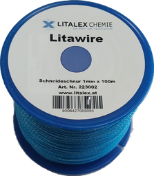 [223002] Litawire Schneideschnur, 1mmx 100m (1650 N), blau