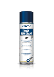 [87145] One2K Black Paint – matt, schwarz 500ml Spraydose (Verarbeitungstemperatur 18°C bis 25ºC)